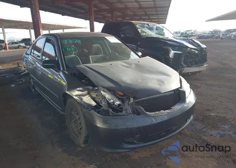 2004 Honda Civic Lx из США, поврежденный, VIN 2HGES16534H548277